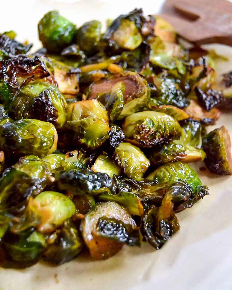 Maple Balsamic Roasted Brussel Sprouts thank you berry much