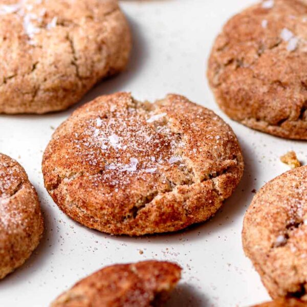 Classic Dairy Free and Eggless Snickerdoodles