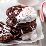 vegan peppermint mocha cookies.