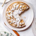 vegan italian pear almond cake.