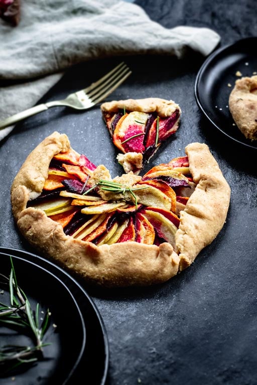 Roasted Vegetable Galette - Craving Tasty