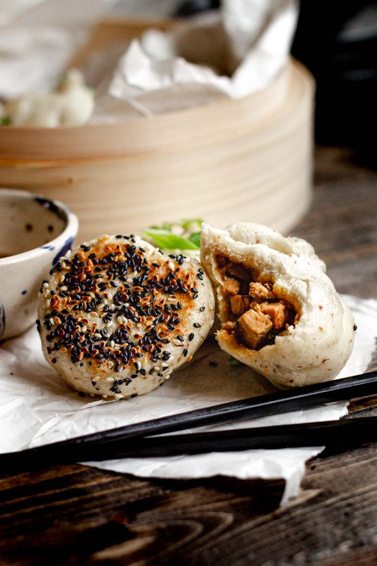Steamed Vegan Hoisin Tofu Bao thank you berry much