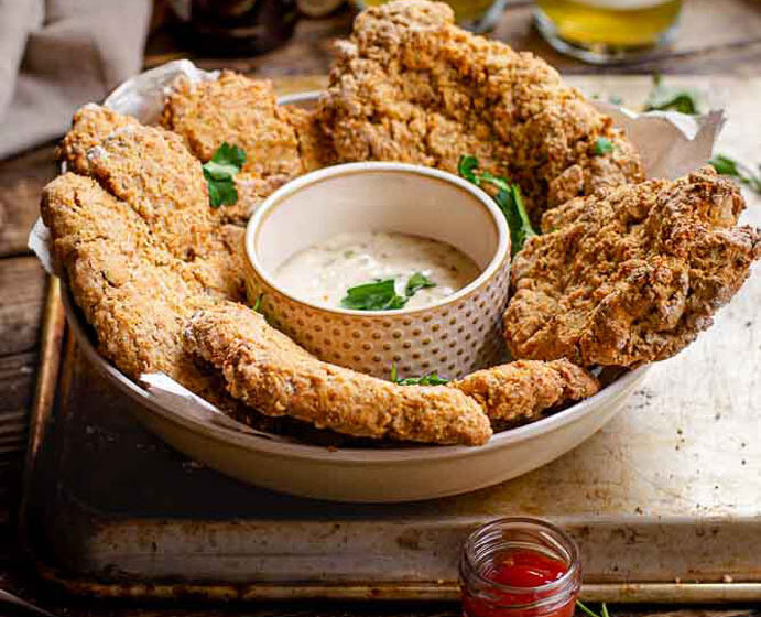 Vegan Buttermilk Air Fryer Chicken thank you berry much