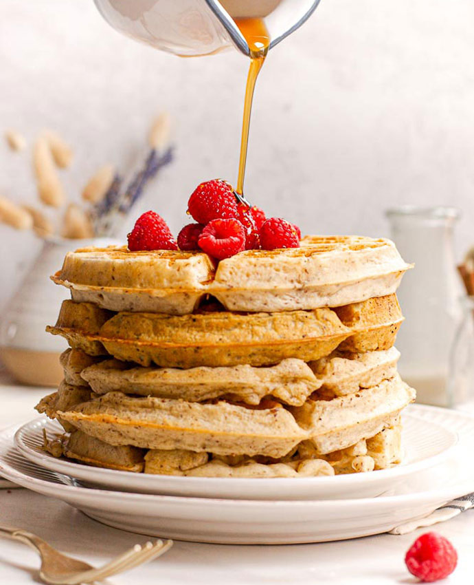 Vegan Buttermilk Belgian Waffles thank you berry much