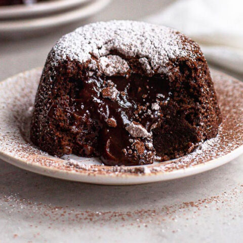 Vegan Chocolate Fondant (Lava Cake) - Supper in the Suburbs