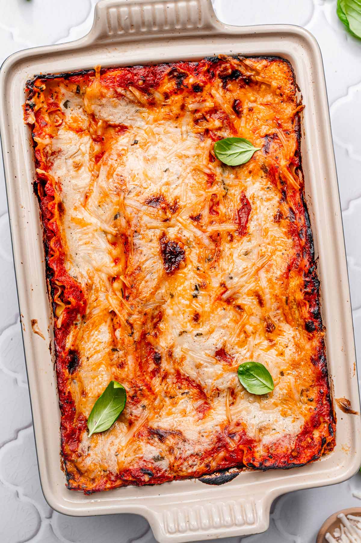 very best baked vegan lasagna.