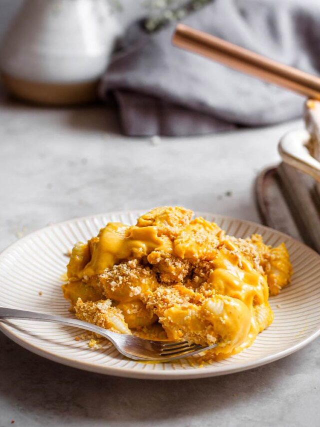 Easy Vegan Baked Mac and Cheese Story