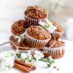 fluffy vegan carrot muffins