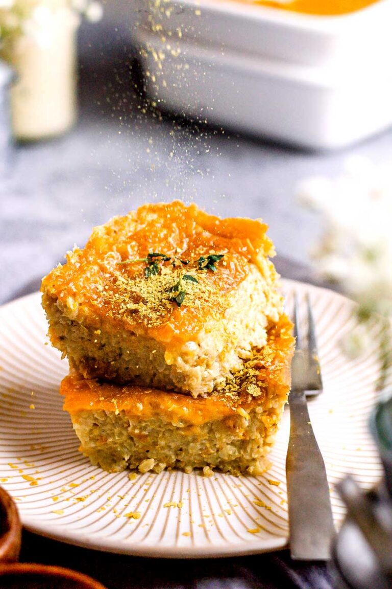 Vegan Baked Cheese Grits Thank You Berry Much