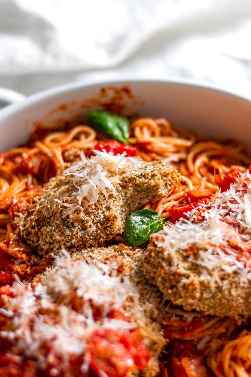 The Best Vegan Chicken Parmesan thank you berry much