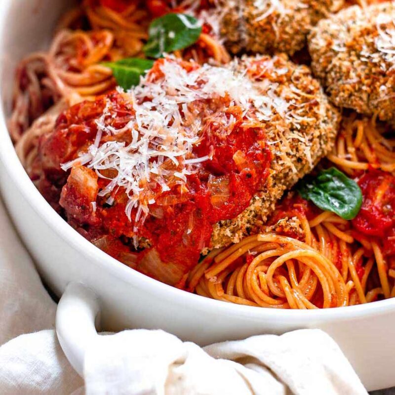 The Best Vegan Chicken Parmesan thank you berry much