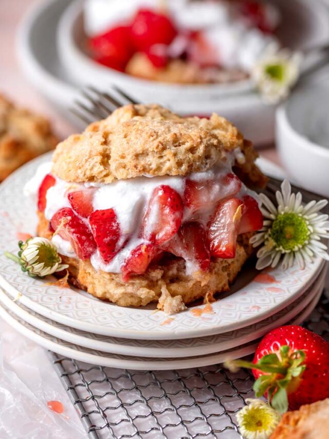 Homemade Vegan Strawberry Shortcake Story thank you berry much