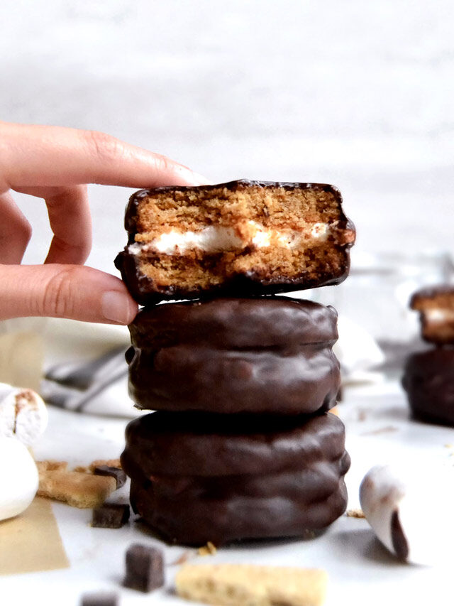 Homemade moon pies! (vegan)