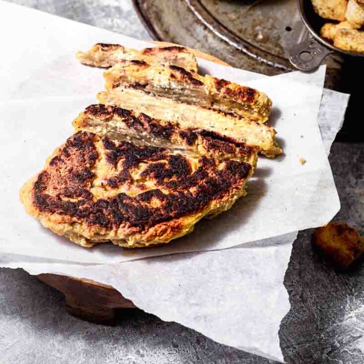 blackened vegan chicken