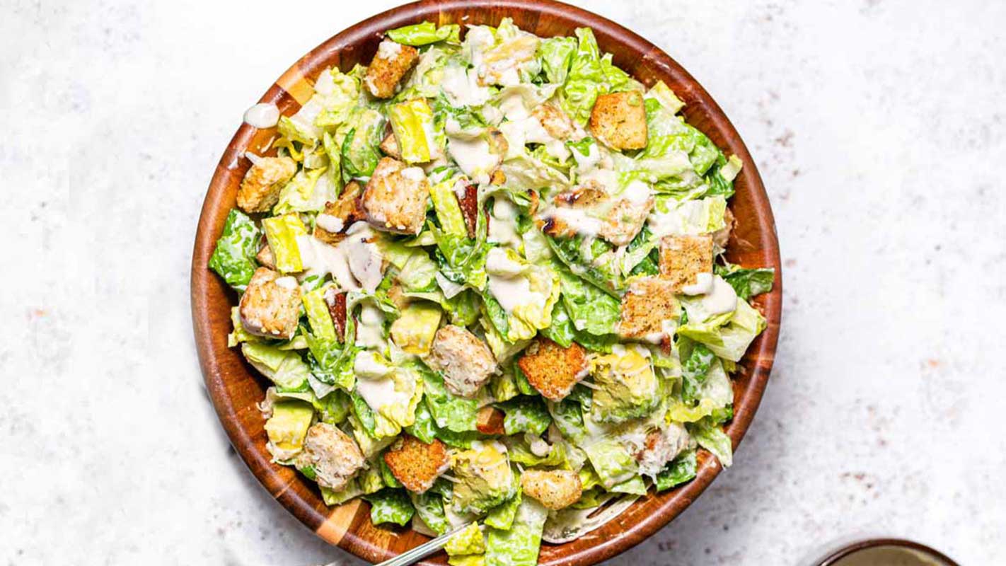 Easy Caesar Salad Dressing without Anchovies or Egg