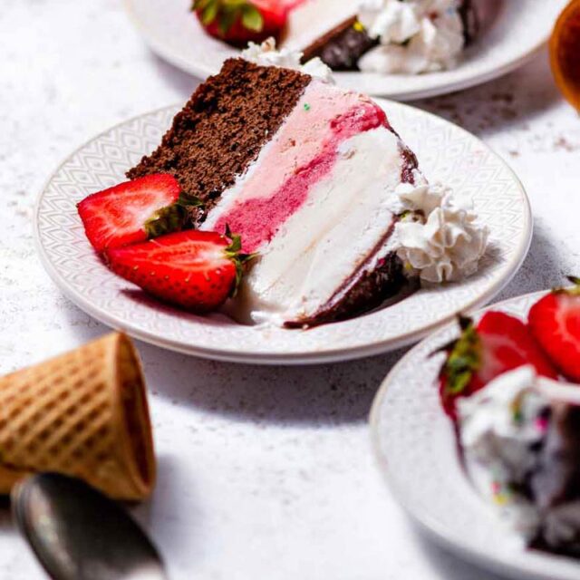 Neapolitan Vegan Ice Cream Cake Thank You Berry Much