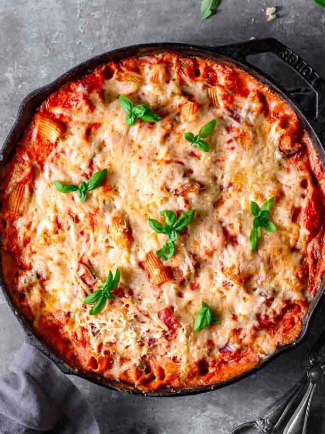 Easy Creamy Vegan Pasta Bake Story