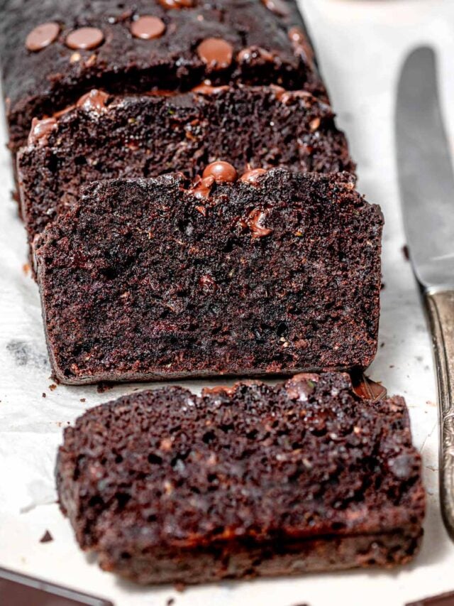 vegan chocolate zucchini bread recipe.