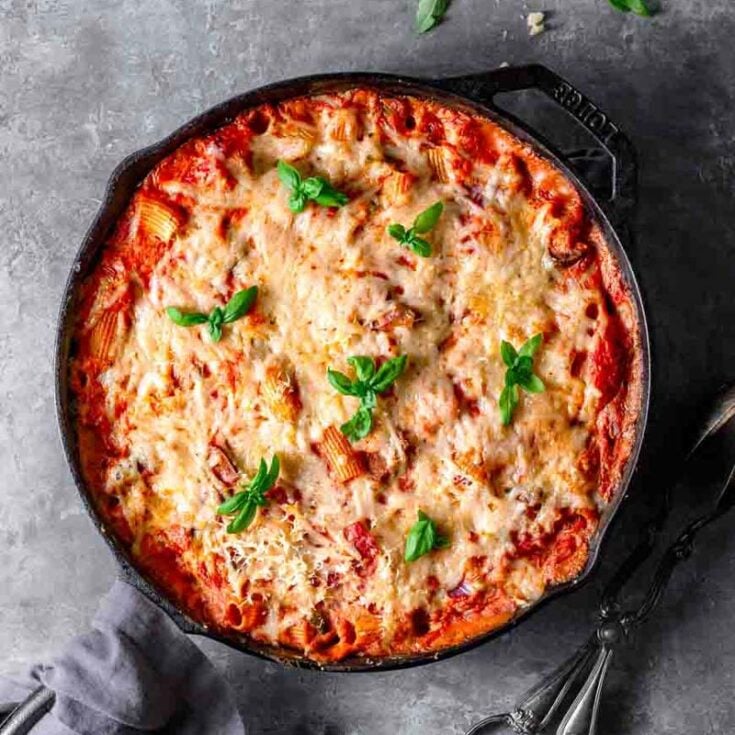 no boil creamy pasta bake