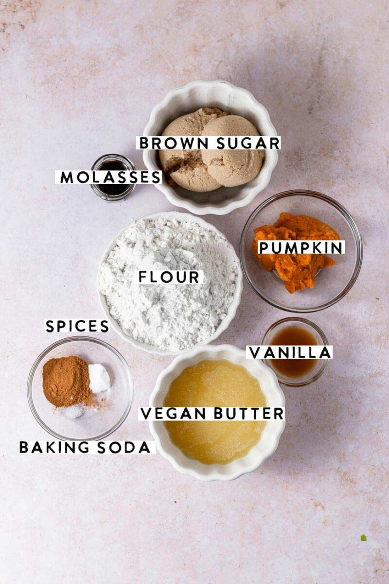 Chewy Vegan Pumpkin Spice Sugar Cookies