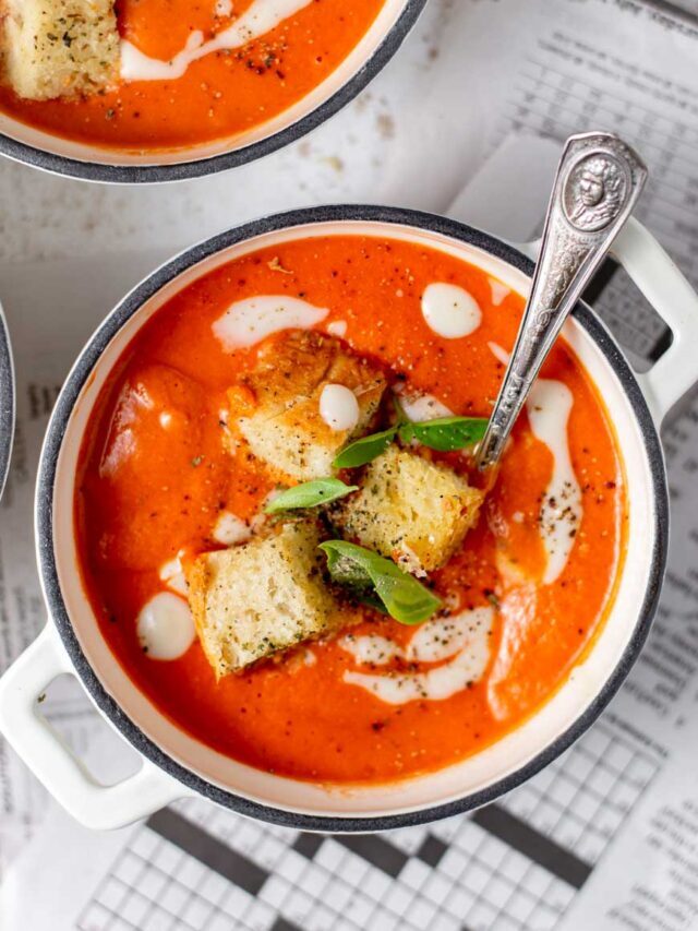 Vegan Tomato Basil Soup