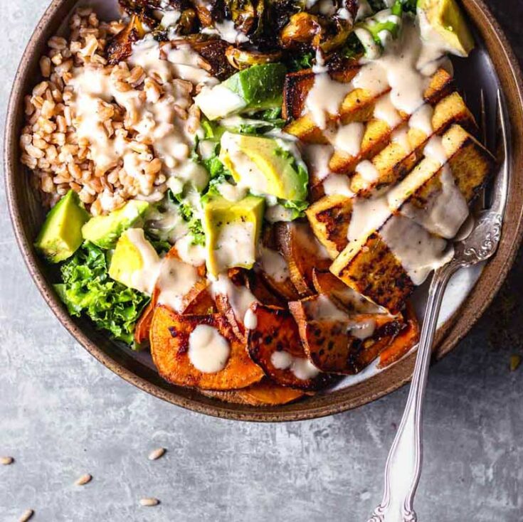 warm grain bowl