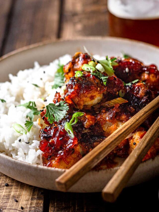 Sticky Korean Cauliflower