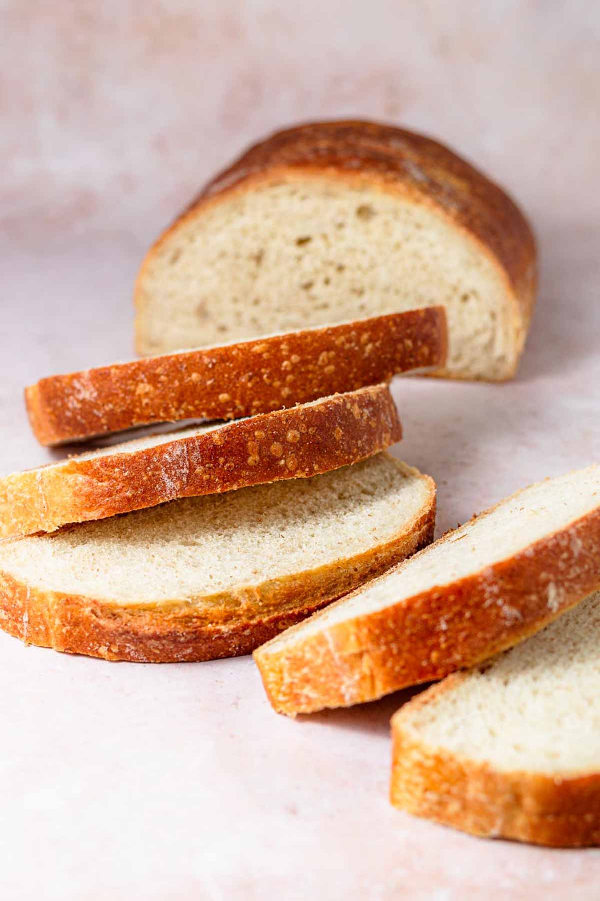 a loaf of sourdough.
