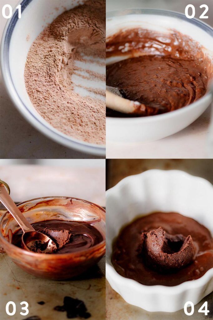 how to make the chocolate lava cake