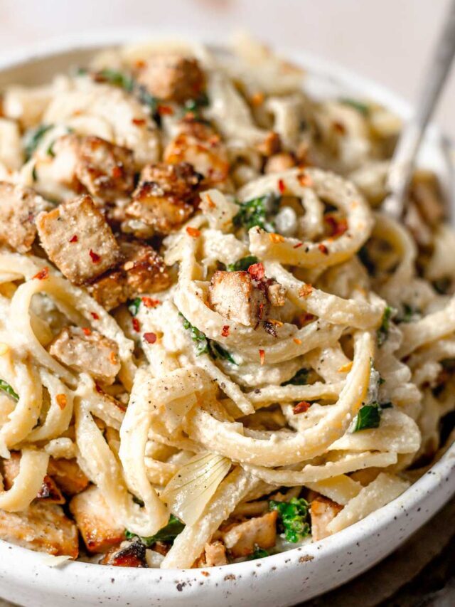 Garlic Tahini Pasta