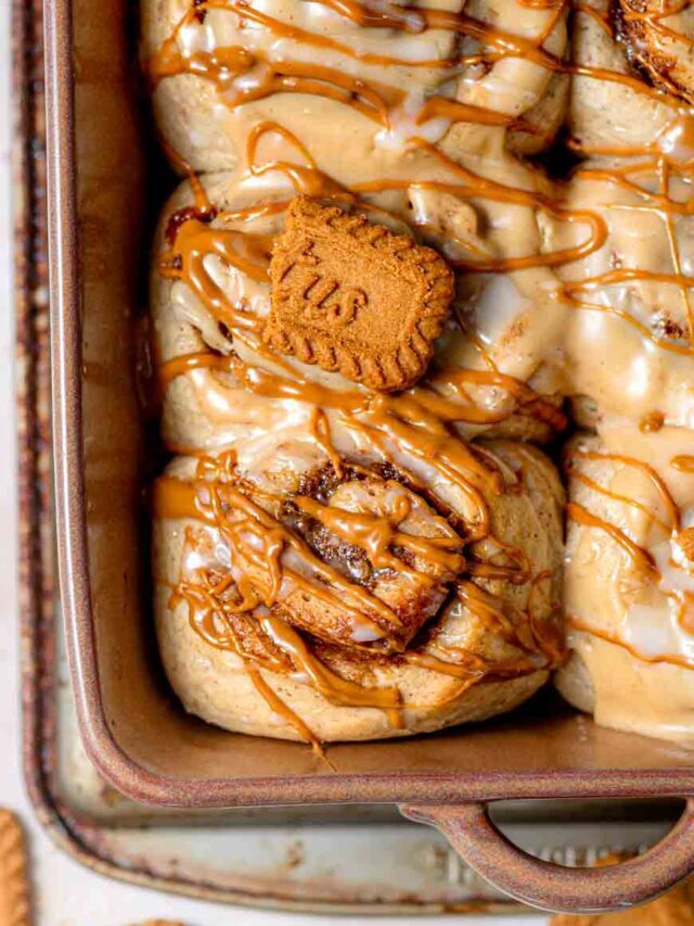 Biscoff Cinnamon Rolls
