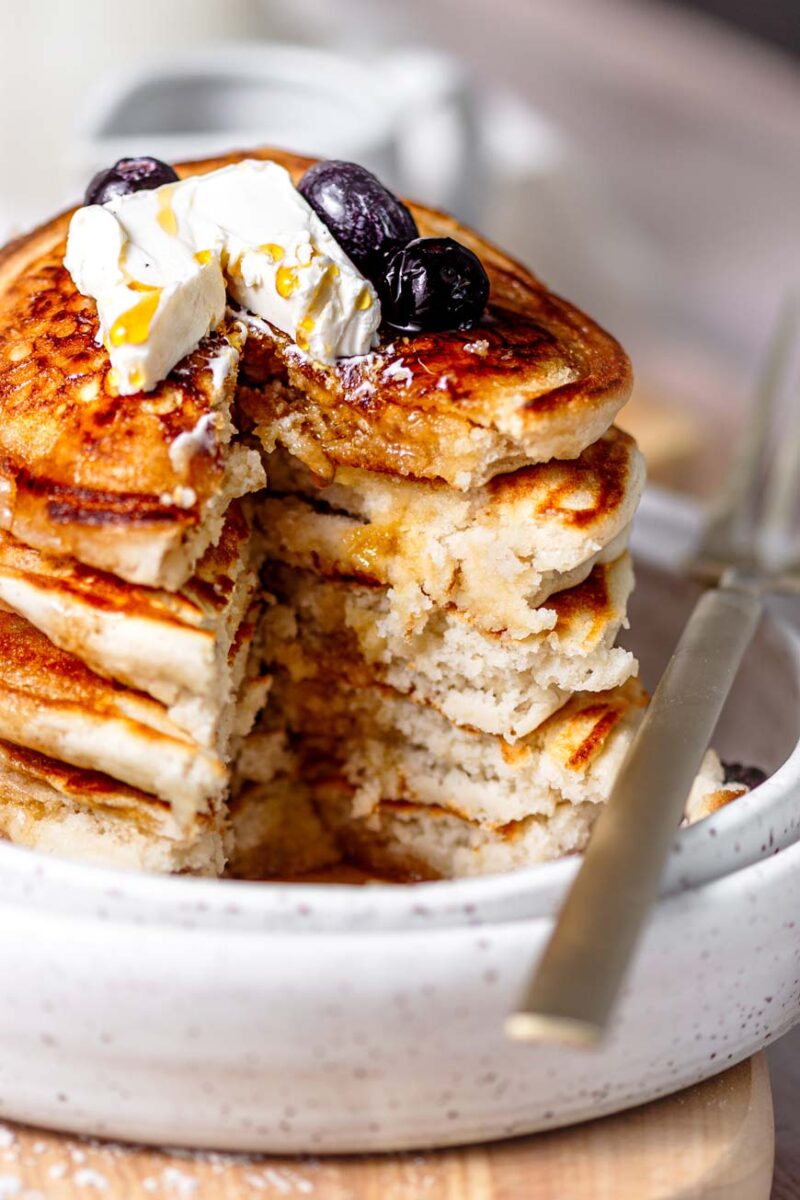 Fluffy Vegan Bisquick Pancakes (without eggs!) - thank you berry much