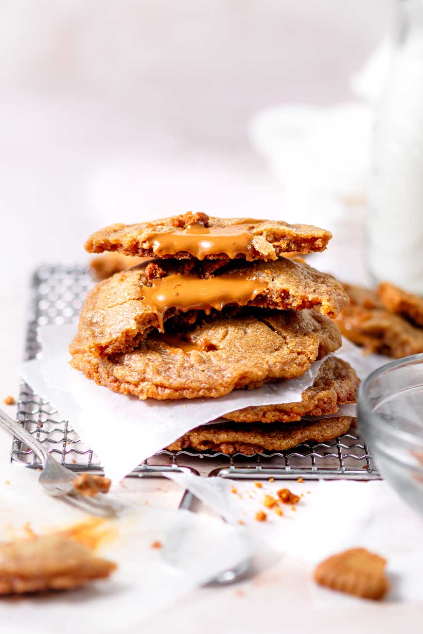 Stuffed Biscoff Butter Lava Cookies thank you berry much