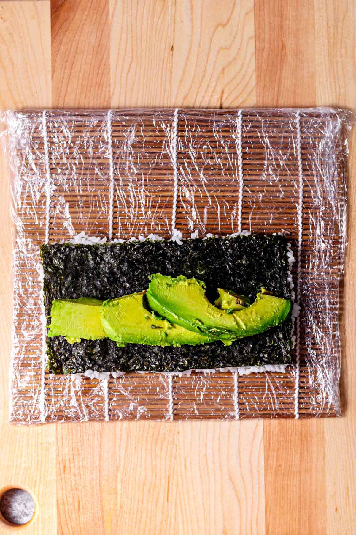Easy Avocado Sushi Roll - Thank You Berry Much