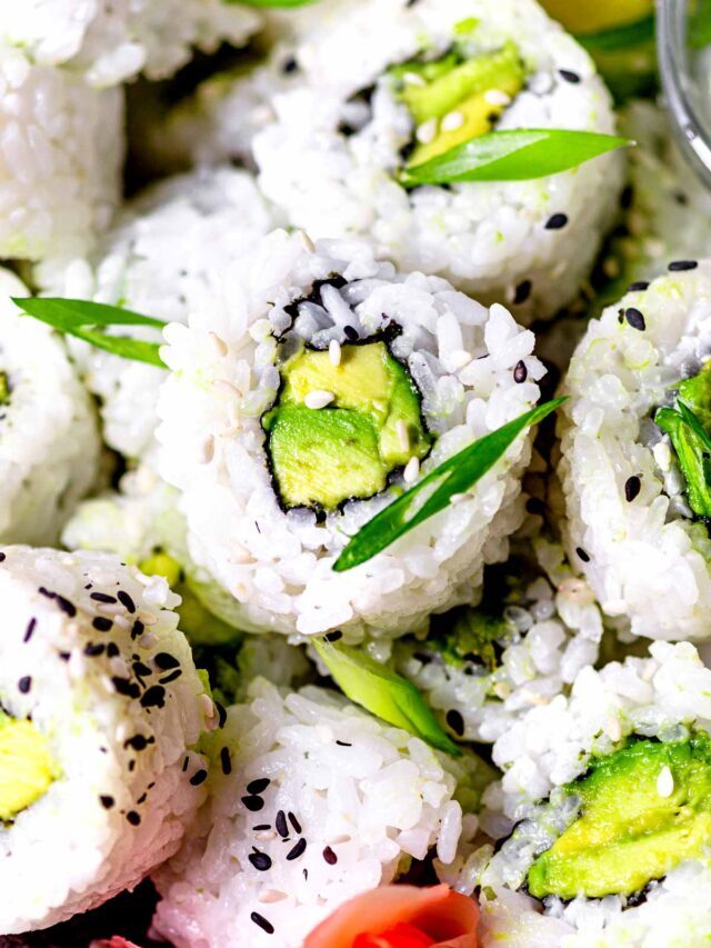 Easy Avocado Sushi Roll