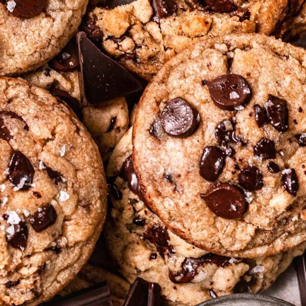 Eggless Chocolate Chip Cookies (No Egg Replacer!)