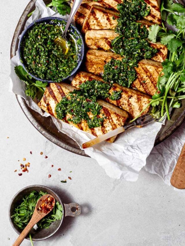 Flavorful Marinated Grilled Tofu Story