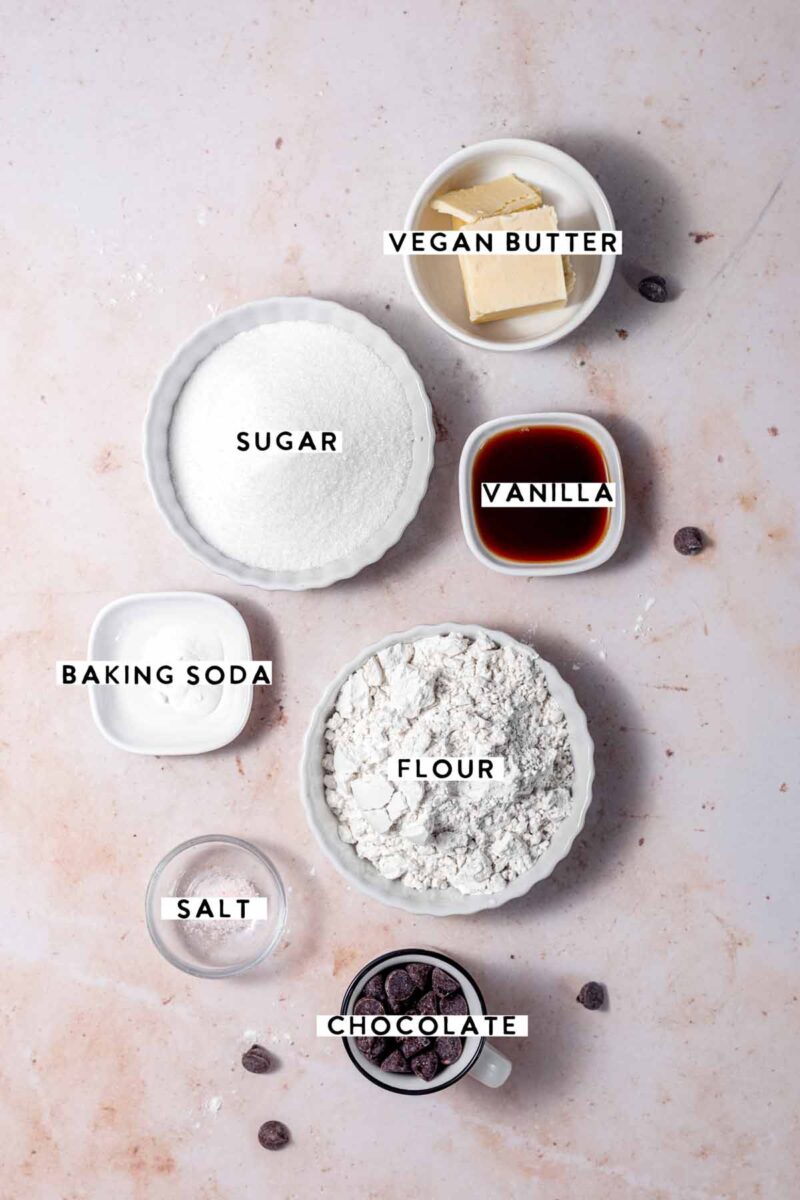 Eggless Chocolate Chip Cookies (No Egg Replacer!)