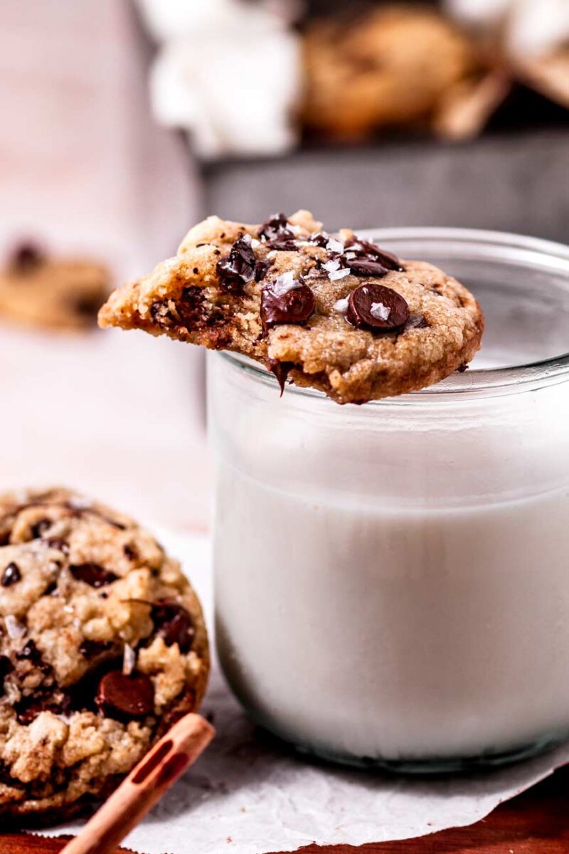 Eggless Chocolate Chip Cookies (No Egg Replacer!)