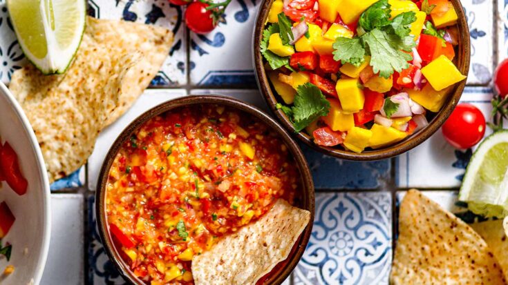 mango habanero salsa.