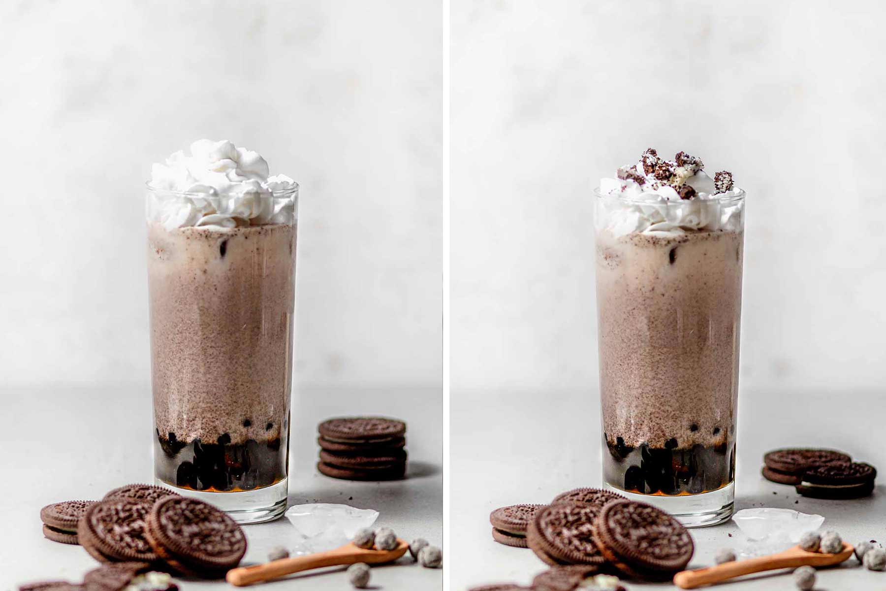 Oreo Bubble Milk Tea (Cookies and Cream Boba)