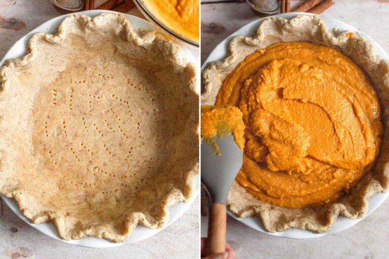 Easy Eggless Pumpkin Pie With Coconut Milk {Vegan}