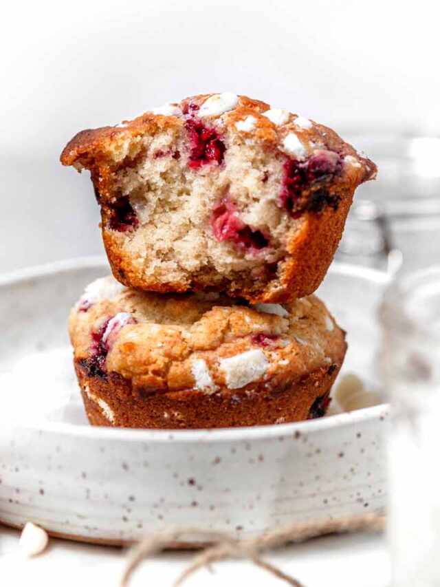 Raspberry and White Chocolate Muffins Story