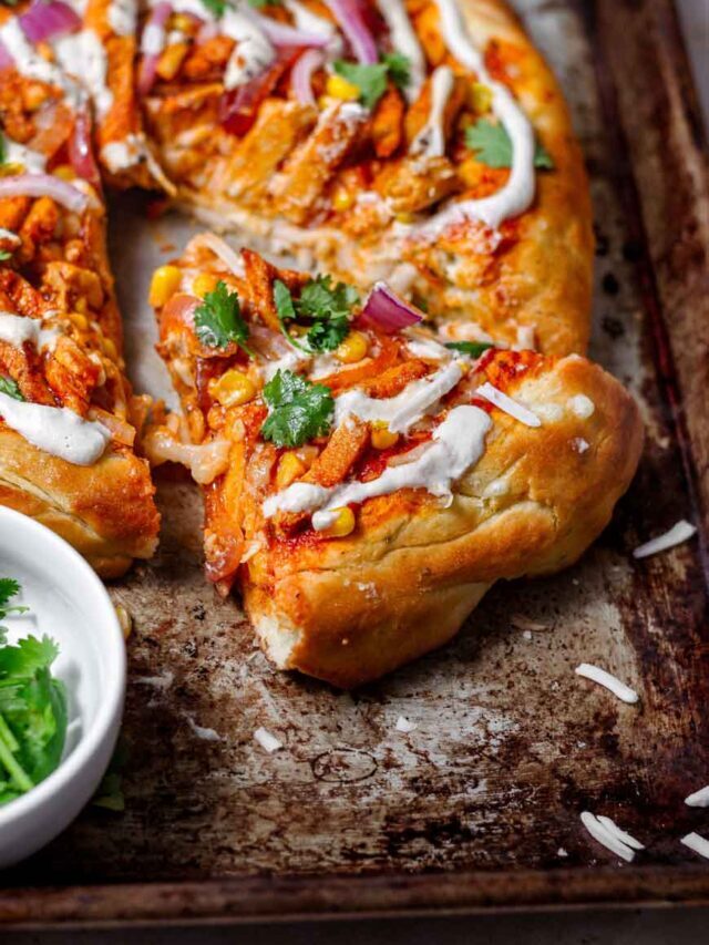Spicy Vegan Buffalo Pizza