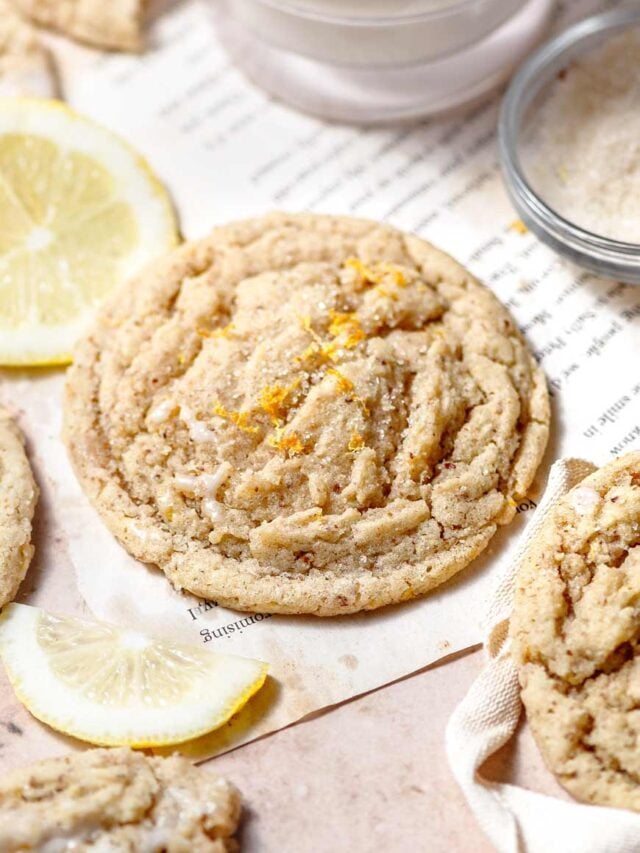 Soft & Chewy Vegan Lemon Sugar Cookies
