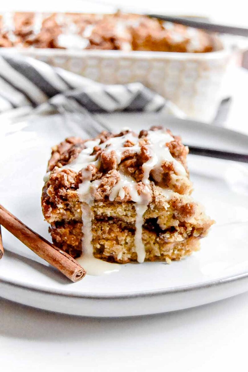 Moist Eggless Coffee Cake with Maple Icing thank you berry much