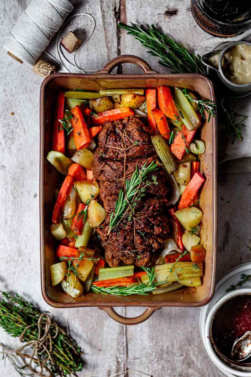 Epic Vegan Sunday Roast Dinner with Gravy