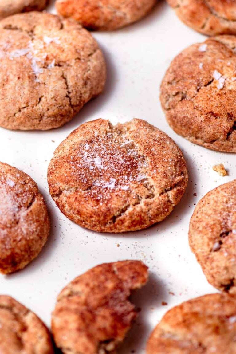 Classic Dairy Free and Eggless Snickerdoodles