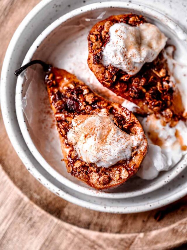 easy air fryer pears.
