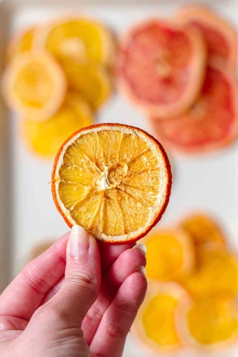 How to Dehydrate Orange Slices in the Oven or Air Fryer